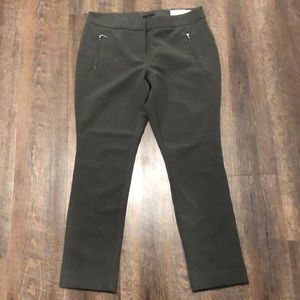 Womens Worthington ankle dress pants in green